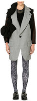 Thumbnail for your product : Comme des Garcons Braided-back wool-blend waistcoat