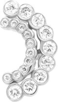 Thumbnail for your product : Porter Lyons Lune Cachée Threaded Flat Back Earring | .5GMS .1CT | Single - White