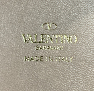 Valentino Garavani Rockstud Zip Around Jewelry Case Leather