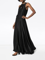 Thumbnail for your product : Plan C Ruffled Sleeveless Maxi Dress