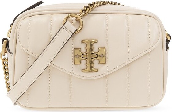 TORY BURCH: Kira bag in quilted leather - Dove Grey  Tory Burch crossbody  bags 56757 online at