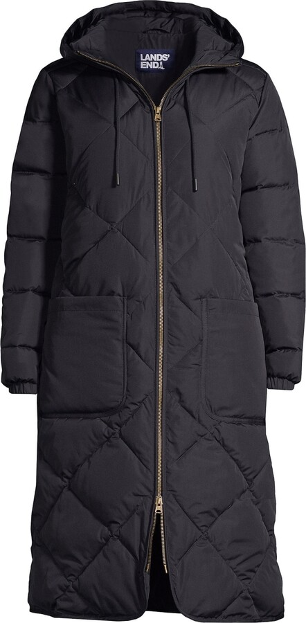 Lands' End Women's Tall Insulated Quilted Maxi Primaloft