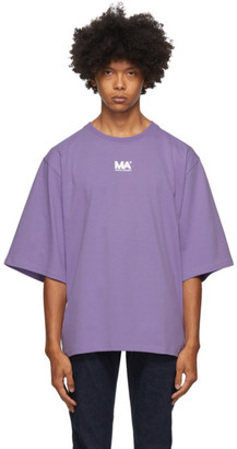 Martin Asbjørn Purple Logo T-Shirt