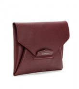 Thumbnail for your product : Givenchy Antigona leather envelope clutch