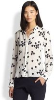 Thumbnail for your product : A.L.C. Song Silk Printed Blouse
