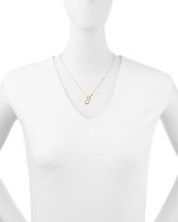 Thumbnail for your product : Lana 14KT GOLD LETTER NECKLACE, J