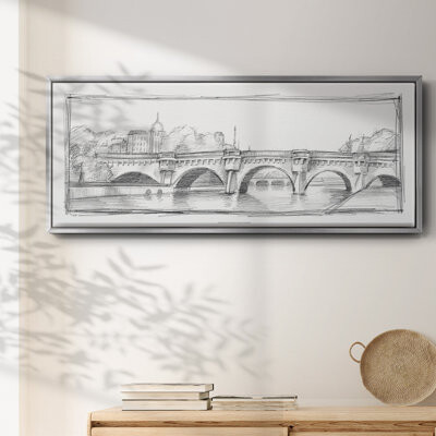 Red Barrel Studio Pont Neuf- Framed Canvas
