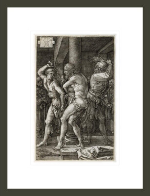 1000Museums The Flagellation by Albrecht Dürer -Framed Giclee Print