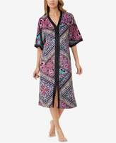 Thumbnail for your product : Ellen Tracy Zip-Front Caftan Nightgown