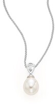 Thumbnail for your product : Majorica Ophol 10MM-12MM White Round Pearl & Glitz Sterling Silver Necklace