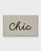Thumbnail for your product : Judith Leiber Chic Zip Crystal Pouch Clutch Bag