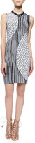 Thumbnail for your product : Kenzo Mixed-Print Knit Sheath Dress