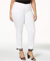 Thumbnail for your product : Style&Co. Style & Co Plus Size Pom-Pom Pull-On Pants, Created for Macy's
