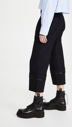R 13 Long Rise Pants with Wide Cuff Pants