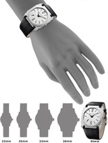 Thumbnail for your product : Bvlgari Octo Steel & Leather Strap Watch