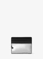 Thumbnail for your product : Michael Kors Harrison Metallic Card Case