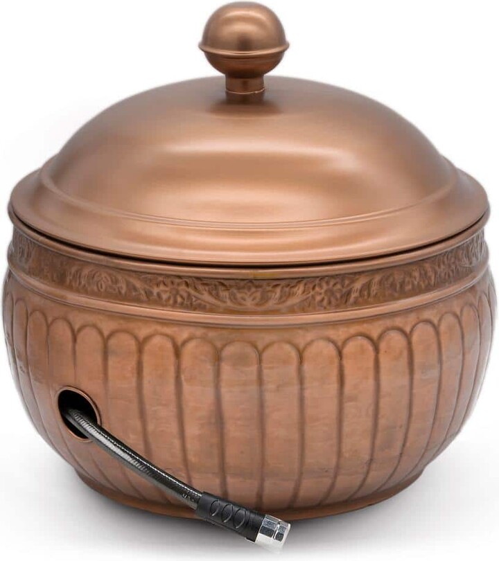 La Jolla Hose Pot with Lid - Copper Finish