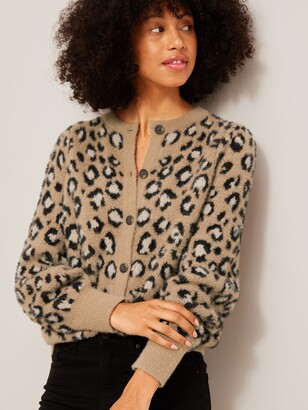 Leopard Print Cardigan | Shop the world's largest collection of fashion |  ShopStyle UK