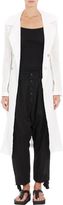 Thumbnail for your product : Yohji Yamamoto Lacy Lawn Trench Coat-White