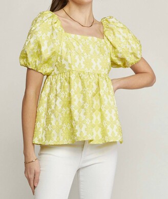 Womens Chartreuse Tops | Shop The Largest Collection | ShopStyle