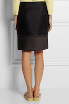 Thumbnail for your product : The Row Two-tone satin skirt