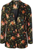Thumbnail for your product : Topshop Floral jacquard blazer