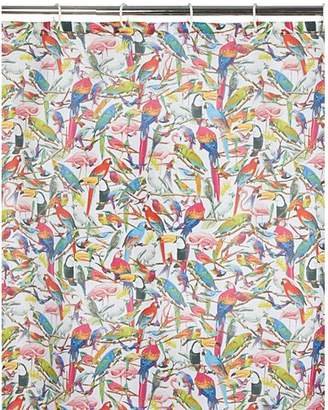 George Home Parrot Fabric Shower Curtain