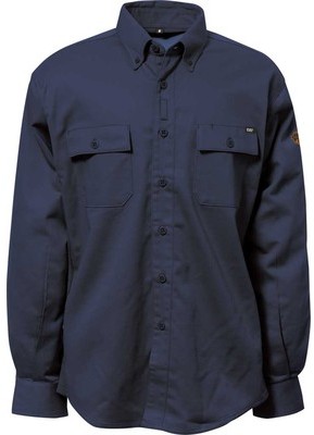 Caterpillar Flame Resistant Work Shirt with Stretch Panel