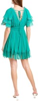 Thumbnail for your product : Self-Portrait Pleated Flared Mini Dress