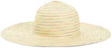 Thumbnail for your product : Rampage Rainbow Thread Floppy Straw Sun Hat