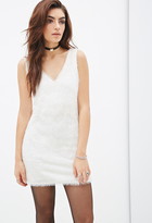 Thumbnail for your product : Forever 21 Fuzzy Knit Mini Dress