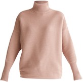 Thumbnail for your product : Paisie Ribbed Turtleneck Jumper In Blush
