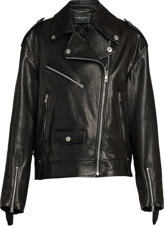 Goat Leather Jacket | Shop The Largest Collection | ShopStyle