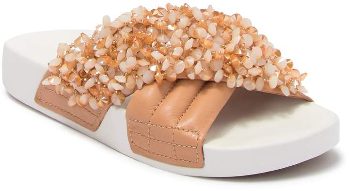 logan flat slide tory burch