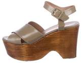 Thumbnail for your product : Celine Leather Ankle Strap Sandals