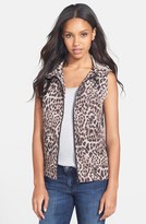 Thumbnail for your product : Vince Camuto Leopard Print Hooded Cargo Vest