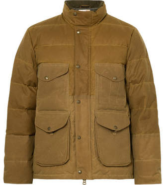 Filson Cruiser Quilted Water-repellent Cotton-canvas Down Jacket