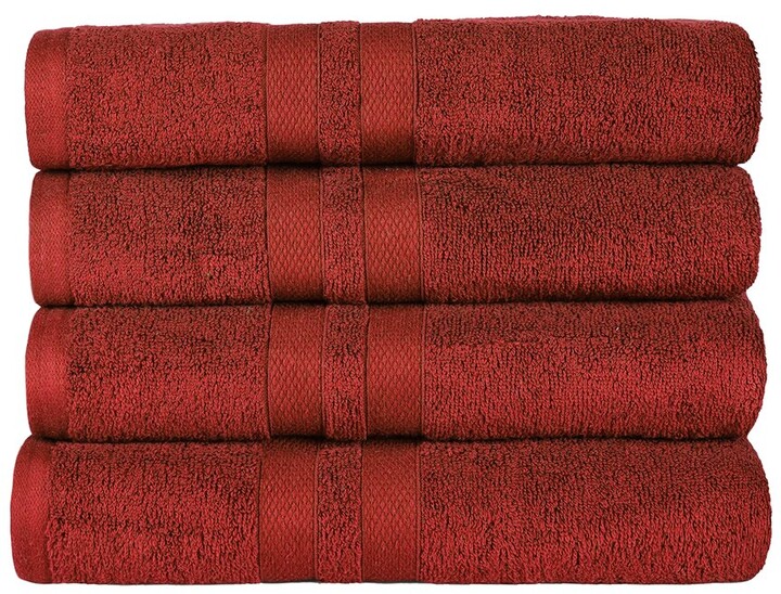 6pc Signature Solid Bath Towel Set Gold - Cassadecor