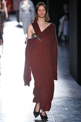 Christopher Kane Mohair and wool-blend midi dress