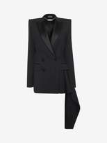 Thumbnail for your product : Alexander McQueen Double-Breasted Drape Jacket