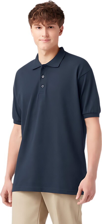Genuine Dickies Dickies Men's Pique Short Sleeve Workwear Polo