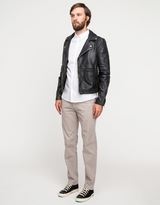 Thumbnail for your product : Topman Black Leather Biker Jacket