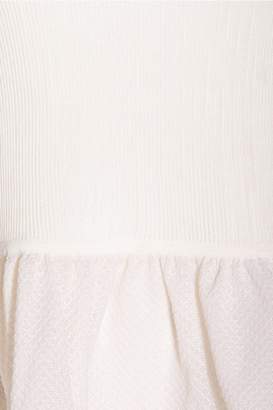 Balenciaga Short Sleeve Peplum Top