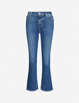 Thumbnail for your product : Paige Claudine Ankle Flare high-rise stretch-denim jeans