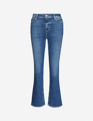 Paige Claudine Ankle Flare high-rise stretch-denim jeans