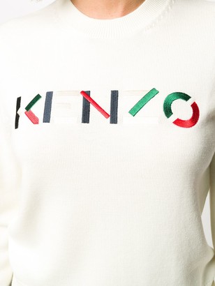 Kenzo Embroidered Logo Cotton Pullover
