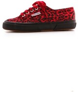 Thumbnail for your product : Superga 2750 Satin Leopard Sneakers