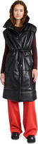 Thumbnail for your product : Proenza Schouler White Label Faux Leather Puffer Vest