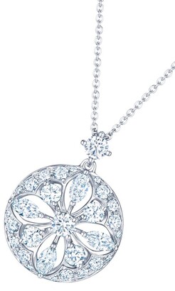 Kwiat 18kt White Gold Star Diamond Pendant Necklace