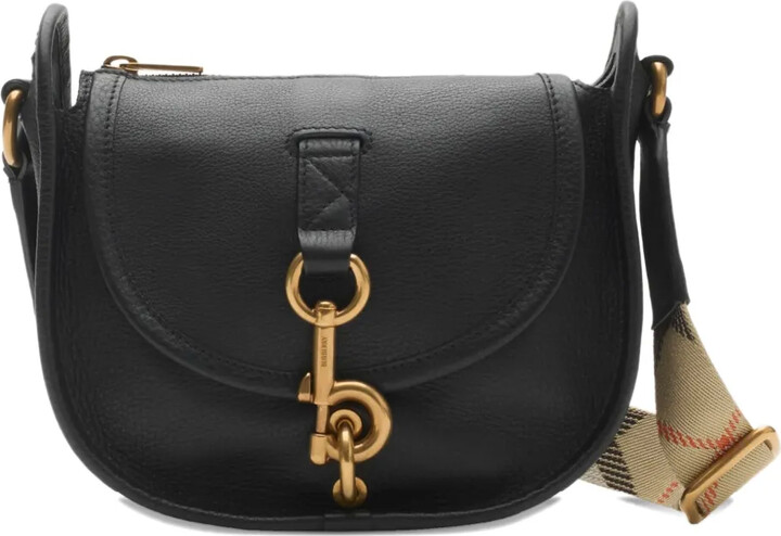 Burberry B-Buckle Saddle Cross Body Bag